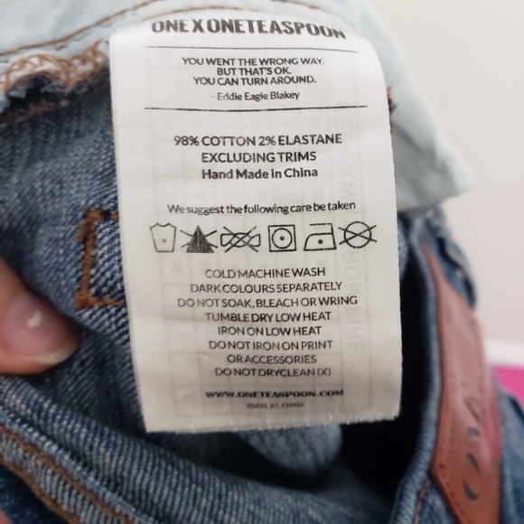 One X One Teaspoon high waist freebird 2 jeans - Picture 7 of 8